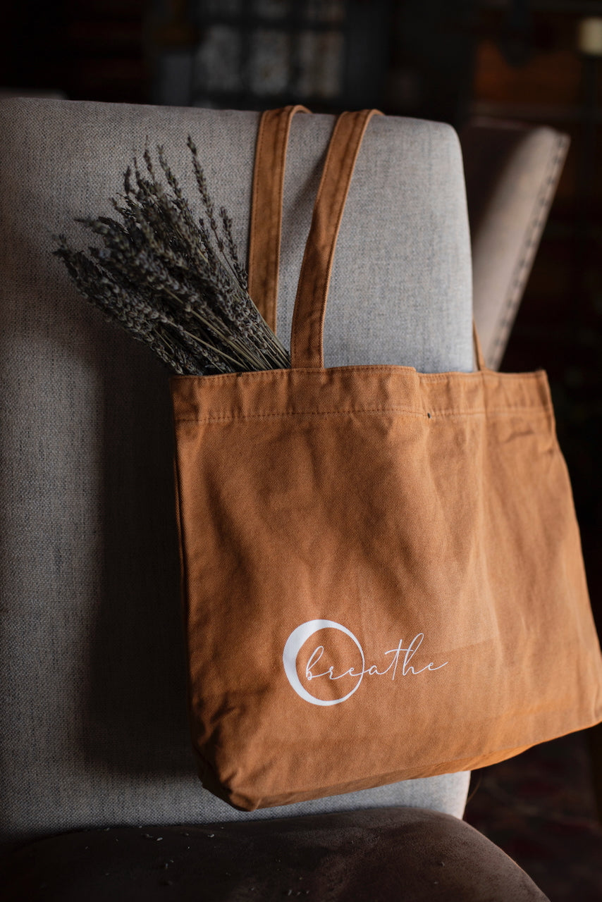 Breathe Canvas tote