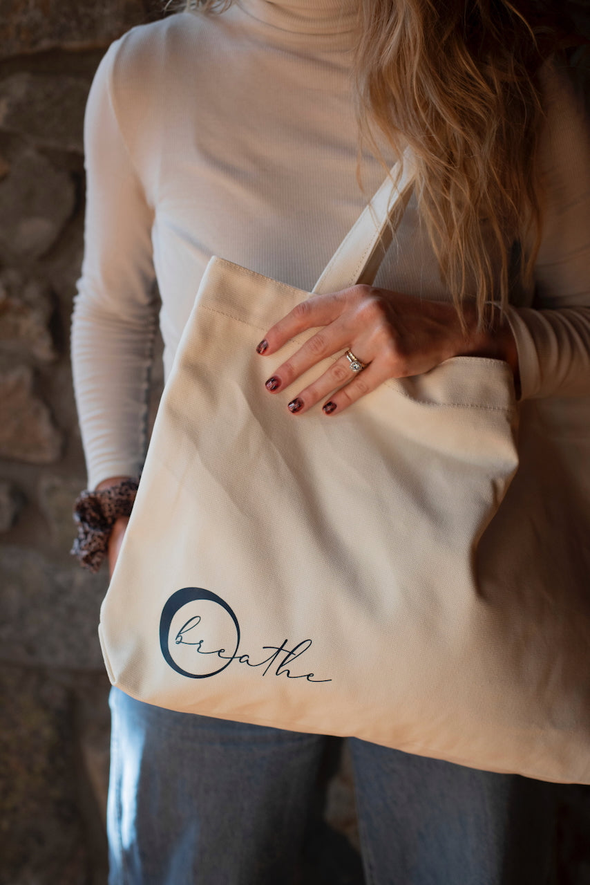 Breathe Canvas tote