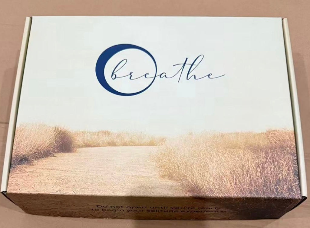 Breathe Box solitude experience "Where Are You?" (now available for PRE-SALE - use code BREATHEPRESALE at checkout for 20% off and expect your products in 8-10 weeks- limited time only!)